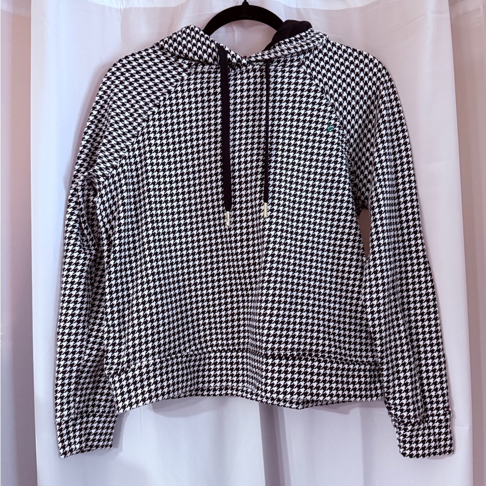 Tommy Hilfiger Houndstooth Hoodie Size Small - Picture 2 of 14